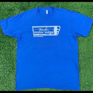 ♻️American Apparel Becks Motor Lodge T-Shirt Med